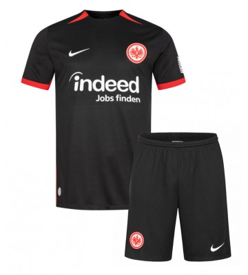 Eintracht Frankfurt Borta Kläder Barn 2024-25 Kortärmad (+ Korta byxor)